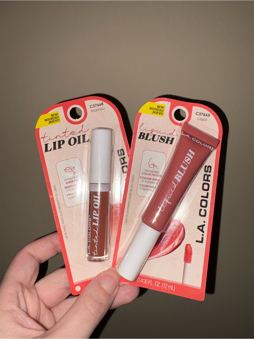 LA Colors Tinted Lip Oil and Liquid Blush